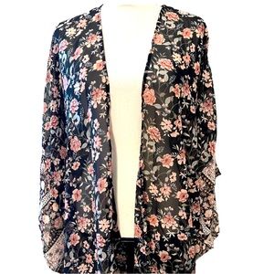 Floral kimono or beach coverup!